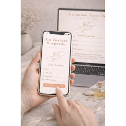 Carte cadeau soins du visage